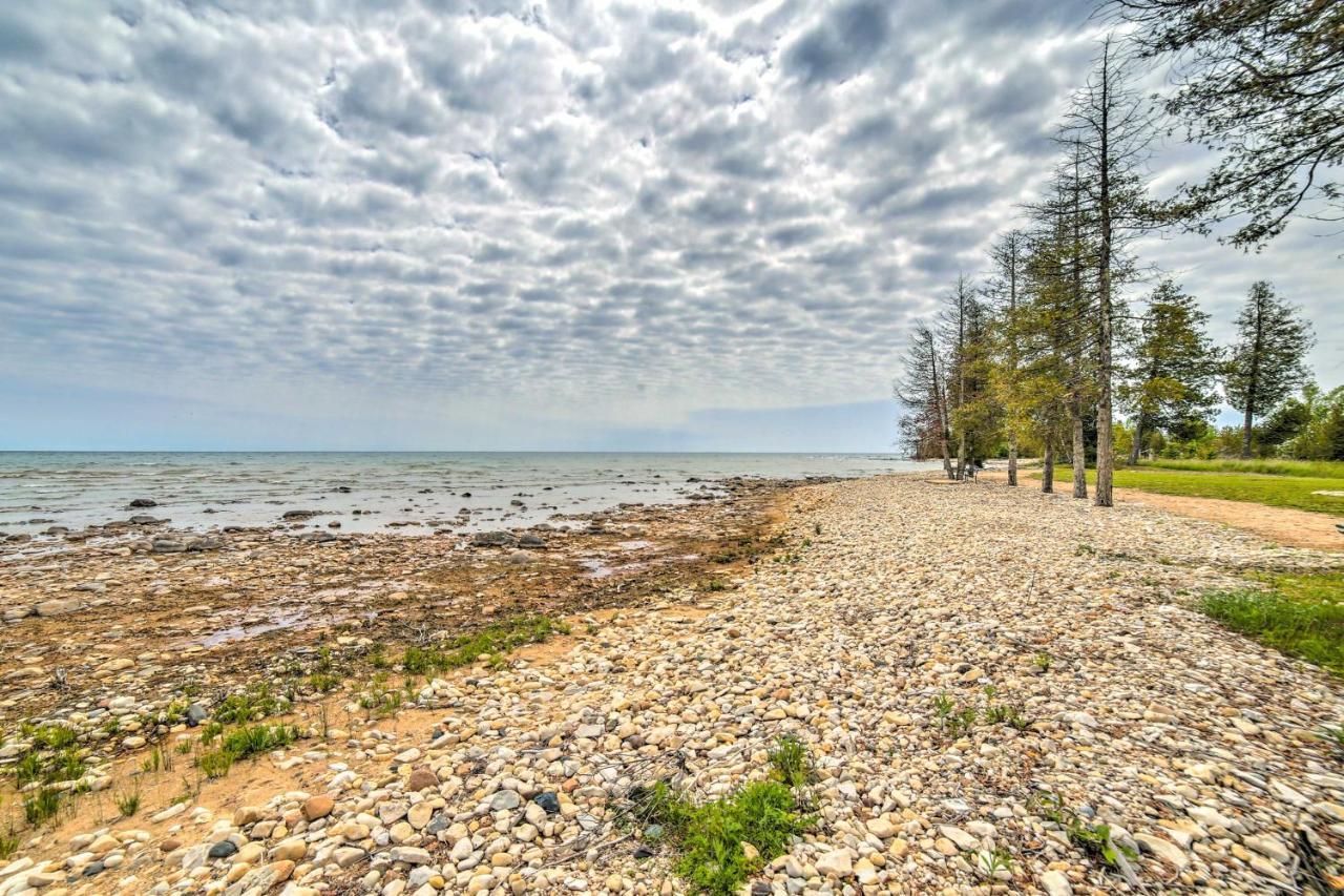 Secluded Lake Michigan Home Private Fire Pit Manistique Buitenkant foto