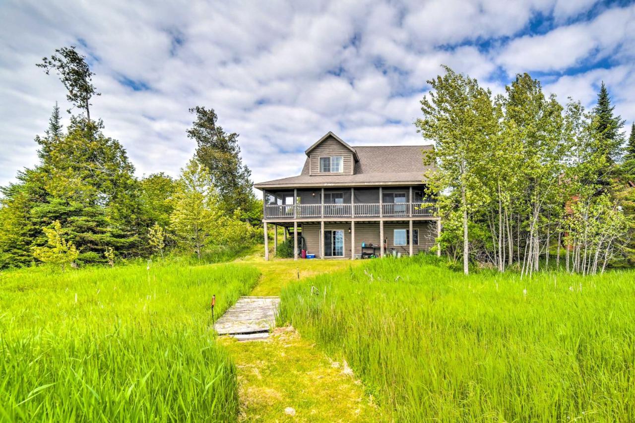 Secluded Lake Michigan Home Private Fire Pit Manistique Buitenkant foto